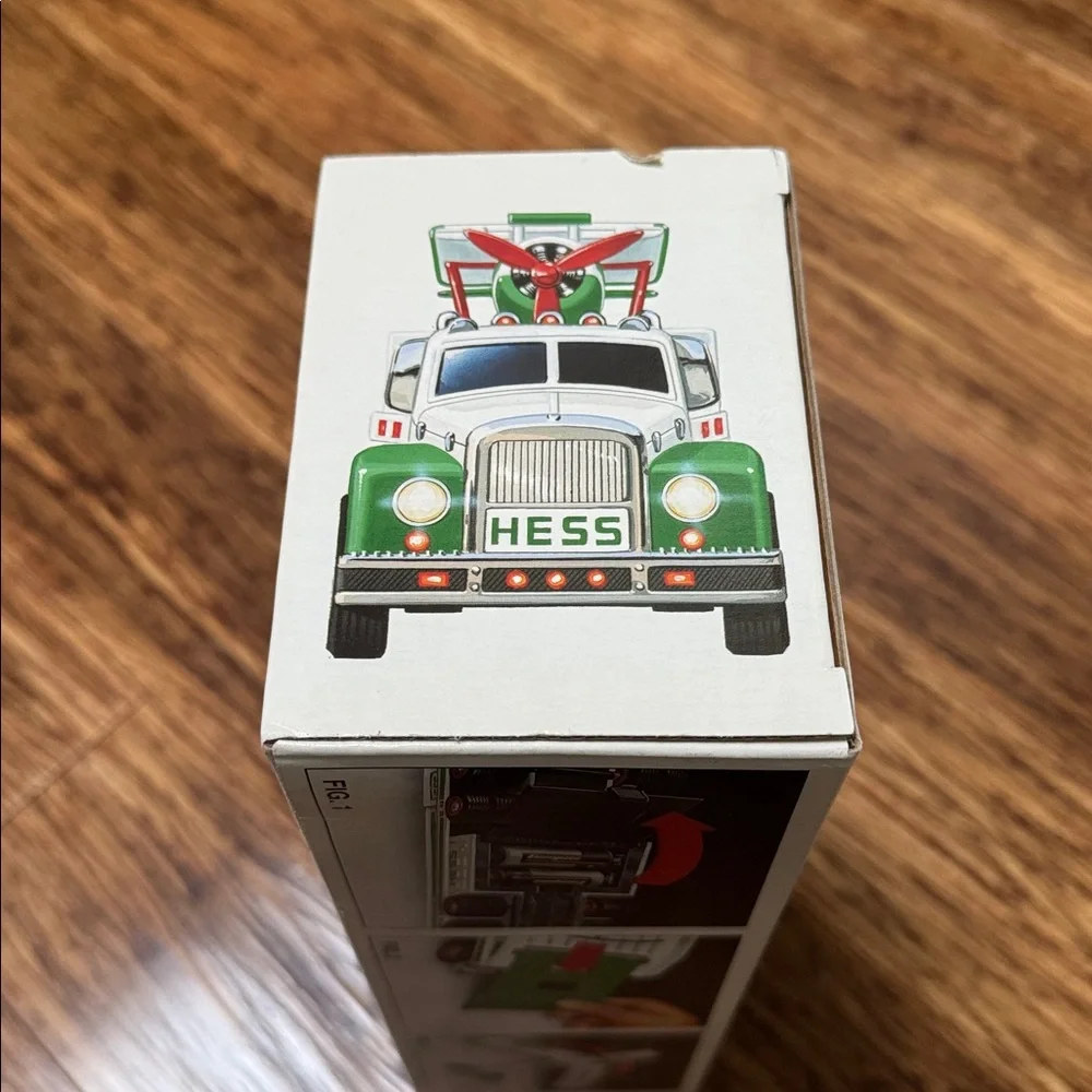 Vintage Hess 2002 Toy Truck and Airplane collectible toy new in box